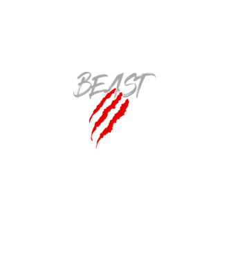 Beast model negru pe tricou