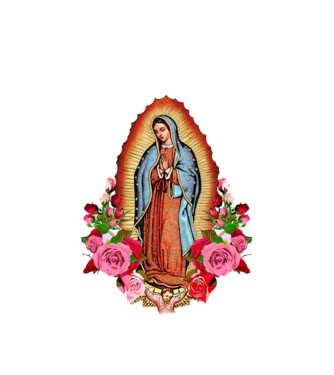 Fecioara Maria model alb pe tricou