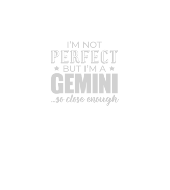 Not perfect, but GEMINI model negru pe tricou