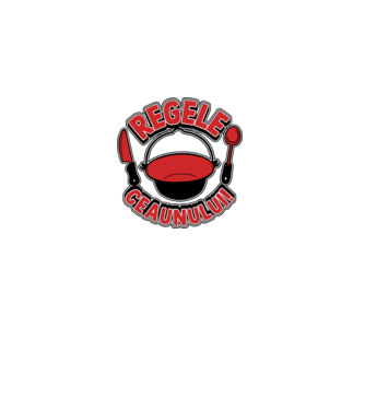 Regele - ceaunului! model alb pe tricou
