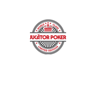 jucător poker model alb pe tricou