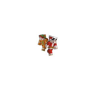 Minecraft christmas ugly sweater model negru pe tricou
