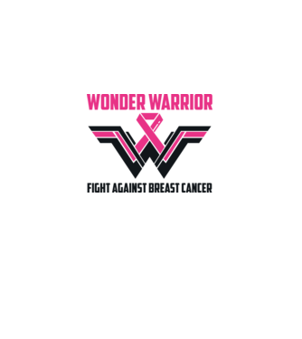 WONDER WARRIOR model alb pe tricou