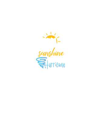 January Girls are Sunshine mixed with a little Hurricane model negru pe tricou