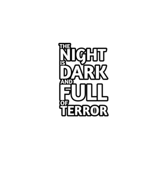The night is dark and full of terror model dusty pink pe tricou