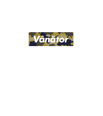 vânător model roșu pe tricou