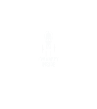 WEDNESDAY Happy inside model negru pe tricou