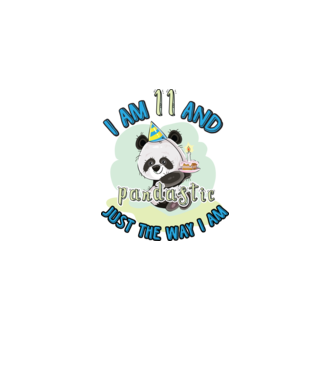PANDASTIC 11 model alb pe tricou