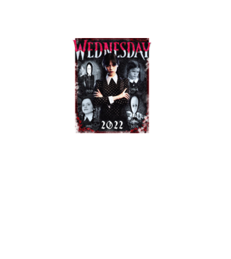 WEDNESDAY multi all time model negru pe tricou