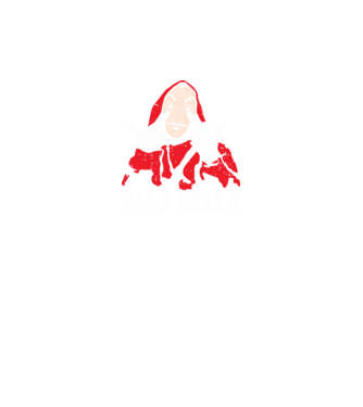 ciao bella dali model negru pe tricou