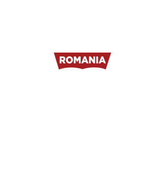 România levis model alb pe tricou