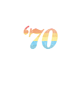 Retro Birthday 1970 model negru pe tricou