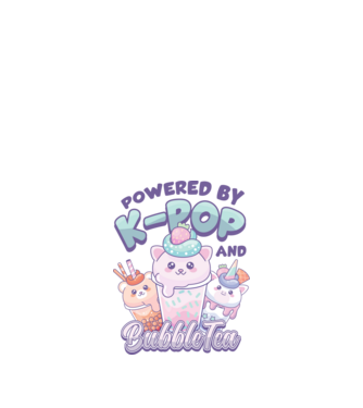 K-POP BUBBLE TEA model nisipiu pe tricou