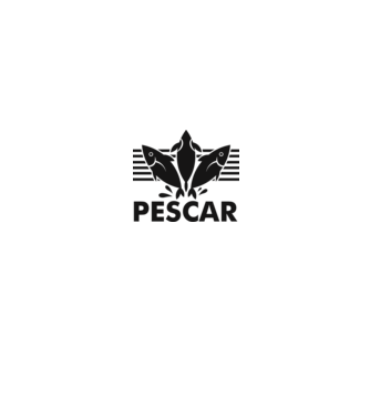 Pescar original model alb/roșu pe tricou