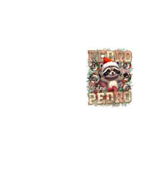 Pedro pedro flower xmas model galben neon pe tricou