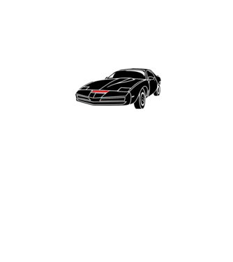 Kitt 3C.eps model gri/negru pe tricou