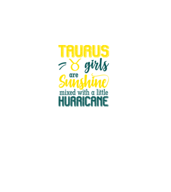 Sunshine with Hurricane TAURUS model negru pe tricou