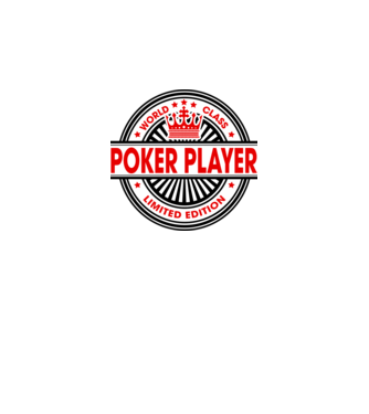 World class JUCĂTOR POKER model alb pe tricou