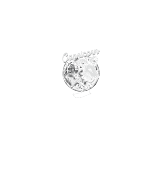 Zodiac femeie CAPRICORN retro model negru pe tricou
