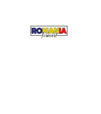 Romania forever model alb pe tricou