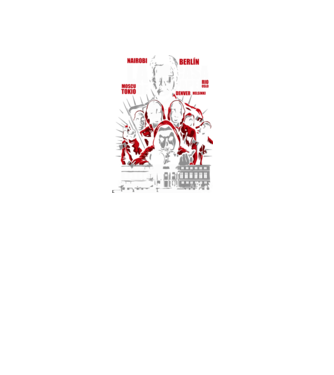 la casa de papel family model negru pe tricou