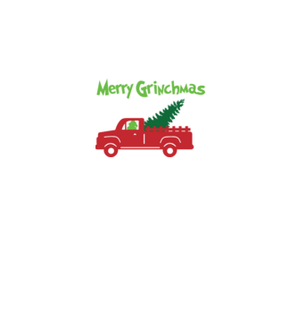 Grinchmas truck model negru pe tricou