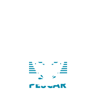 Pescar original model alb pe tricou