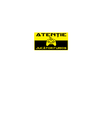 Atenție! Jucător furios model negru pe tricou