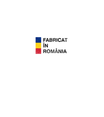 Fabricat în România model negru pe tricou