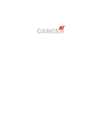 CANCER as fuck model negru pe tricou