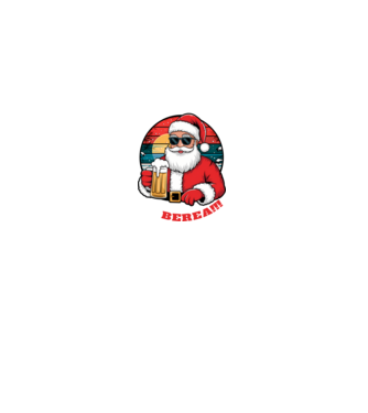 Ho ho ține mi berea! Negru model negru pe tricou