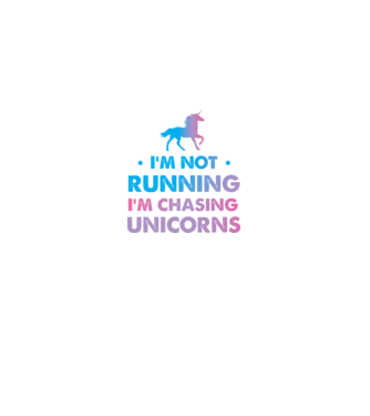 Unicorn Alergare model alb pe tricou