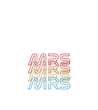Retro vintage nasa couple mrs model negru pe tricou