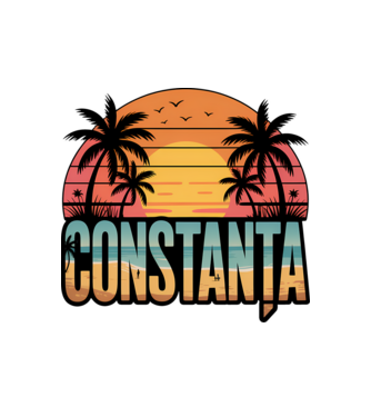 Constanța model alb pe tricou