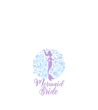 MermaidTeam Bride model negru pe tricou