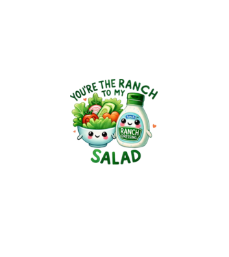 Ranch to my Salad model roz deschis pe tricou