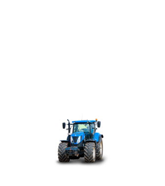 TRACTOR model alb pe tricou