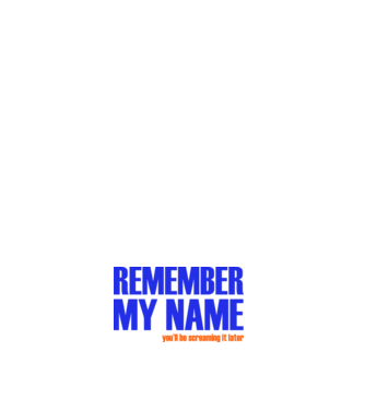 Remember My Name model negru pe tricou