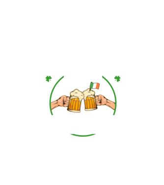 'I''ll be irish' model negru pe tricou
