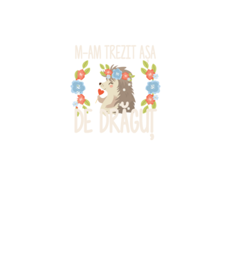M-am trezit așa de drăguț model turcoaz pe tricou