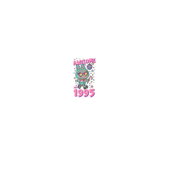 Awesome since 1995 - Labubu model albastru jeanși pe tricou