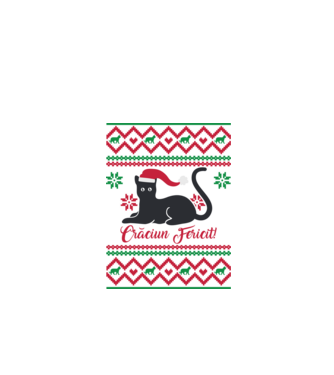 crăciun fericit model alb pe tricou