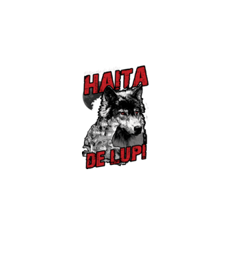 Petrecere de burlac - haită de lupi model negru pe tricou