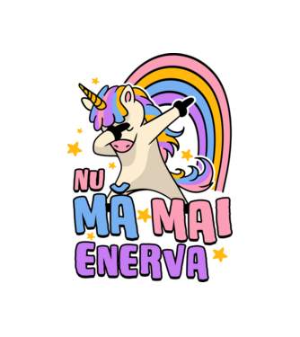 Nu mă mai enerva model negru pe tricou