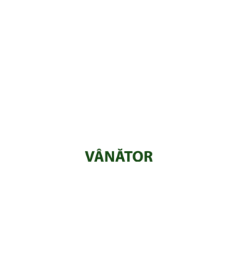 fii calm, sunt vânător model negru pe tricou