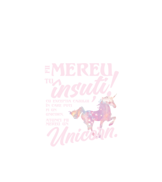 fii mereu tu însuți! cu excepția cazului în care poți fi un unicorn, atunci fii mereu un unicorn. model negru pe tricou
