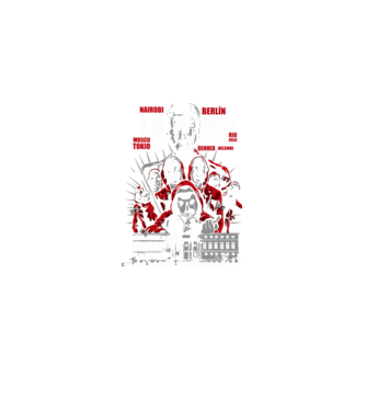 la casa de papel family model negru pe tricou