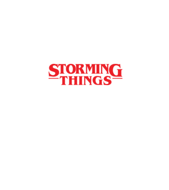storming things - area 51 model negru pe tricou