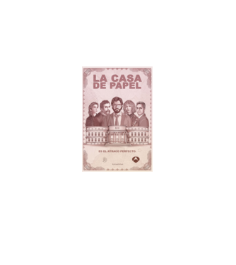 la casa de papel poster model negru pe tricou