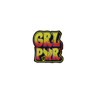 Girl power model alb pe tricou